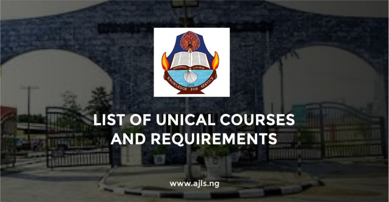 UNICAL Courses and Requirements