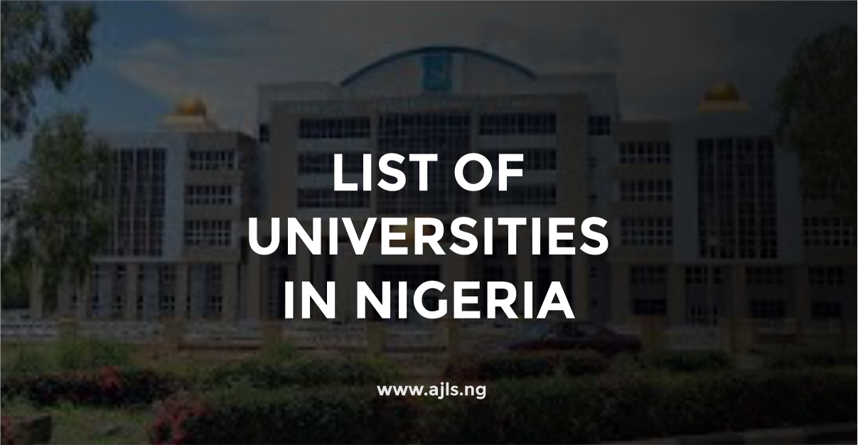 List of Universities in Nigeria