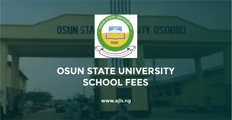 Osun State University School Fees