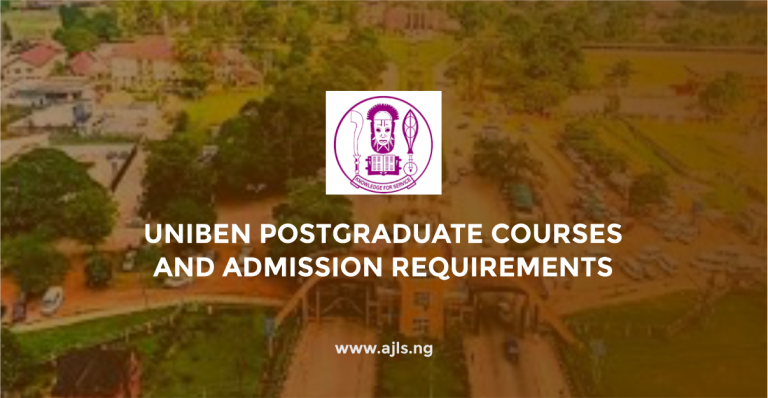 UNIBEN Postgraduate Courses