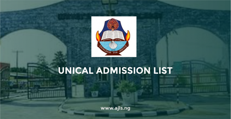 UNICAL Admission List