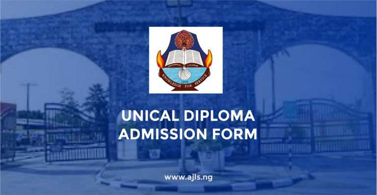 UNICAL Diploma Admission Form