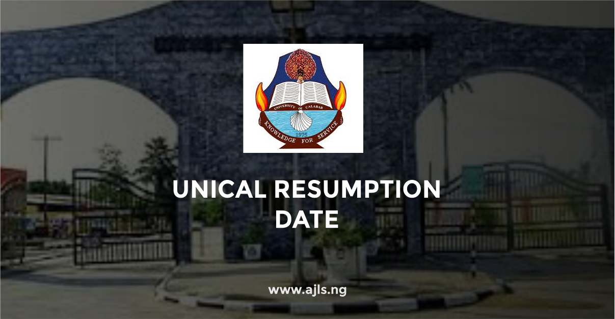 UNICAL Resumption Date