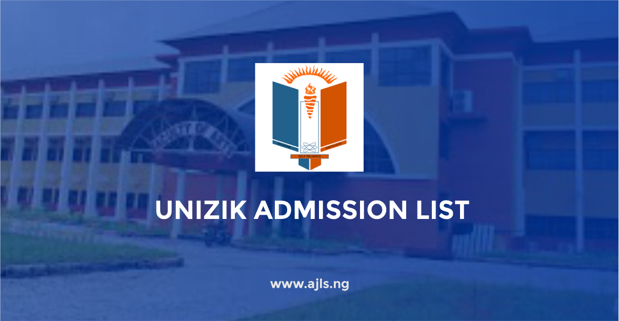 UNIZIK Admission List