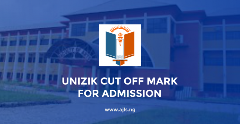 UNIZIK Cut Off Mark for Admission