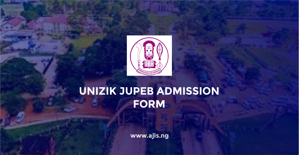 UNIZIK JUPEB Admission Form