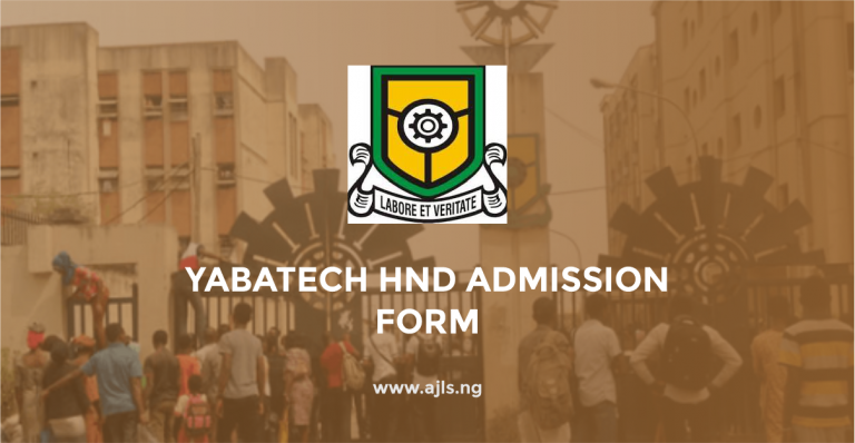 YABATECH HND Admission Form