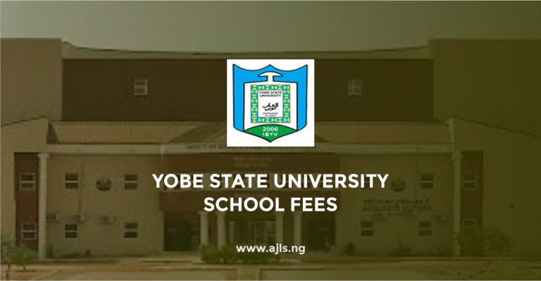 Yobe State University School Fees