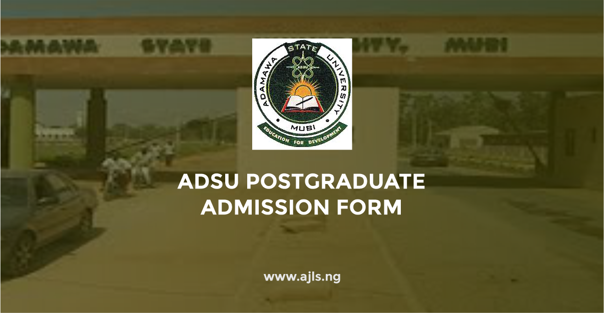 ADSU Postgraduate Admission Form