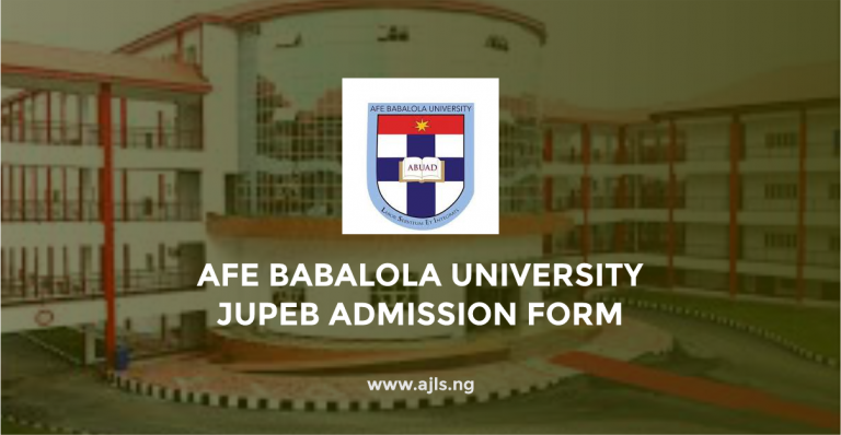 Afe Babalola University JUPEB Admission Form