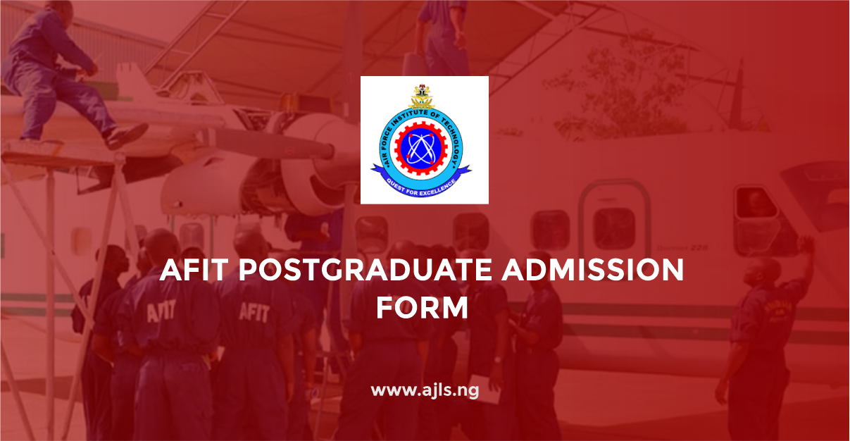 AFIT Postgraduate Admission Form