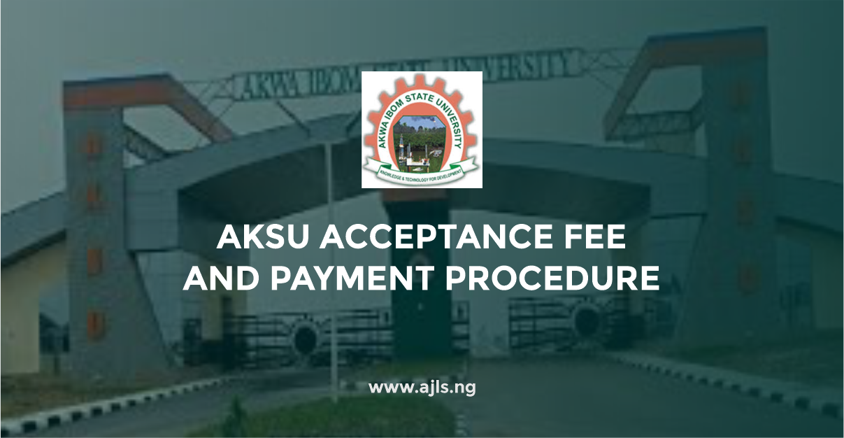 AKSU Acceptance Fee and Payment Procedure