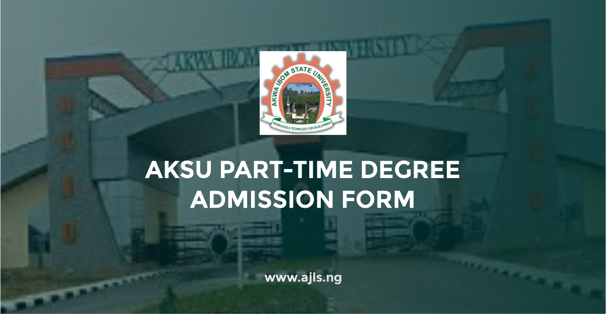 AKSU Part-Time Degree Admission Form