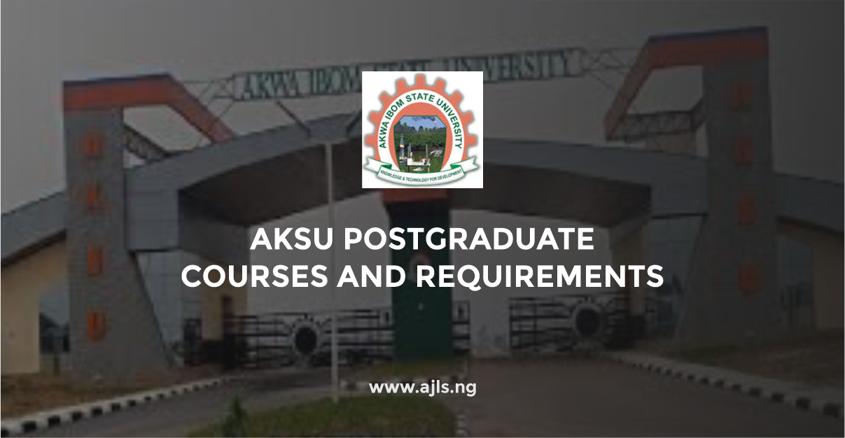 AKSU Postgraduate Courses and Requirements