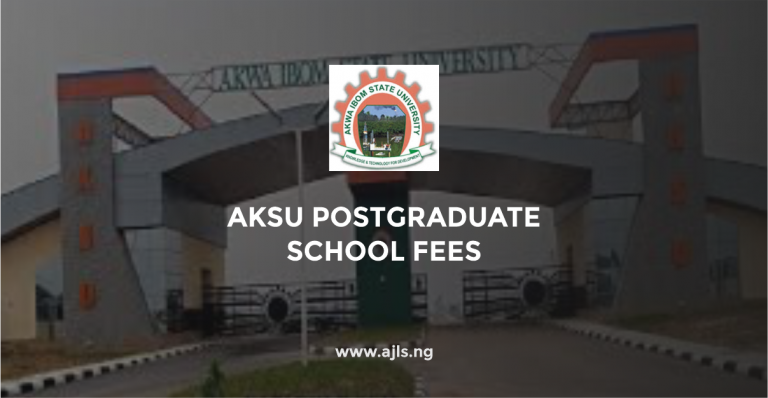 AKSU Postgraduate School Fees