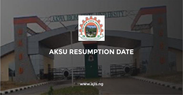 AKSU Resumption Date