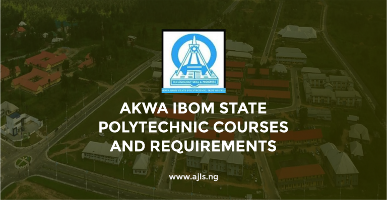 Akwa Ibom State Polytechnic Courses