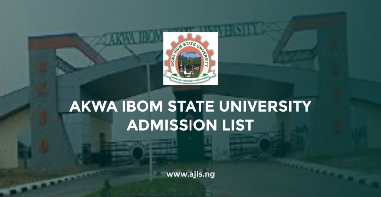 Akwa Ibom State University Admission List