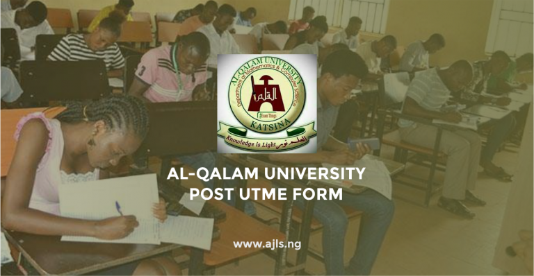 Al-Qalam University Post UTME Form