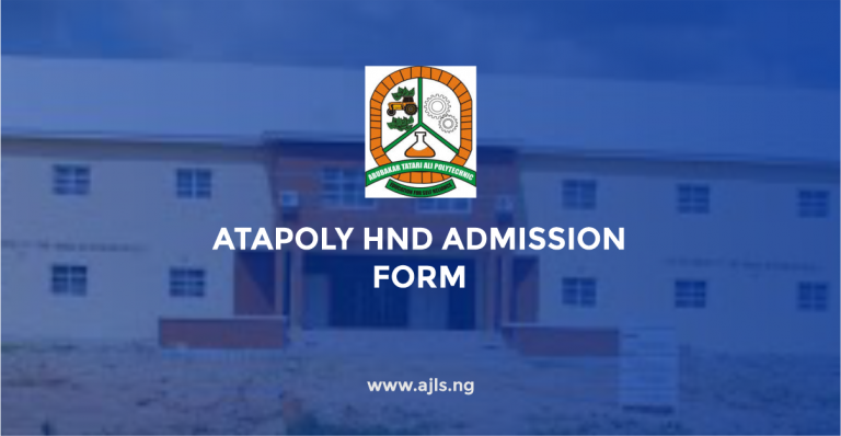 ATAPOLY HND Admission Form