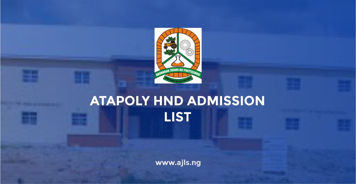 ATAPOLY HND Admission List
