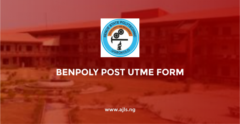 BENPOLY Post UTME Form