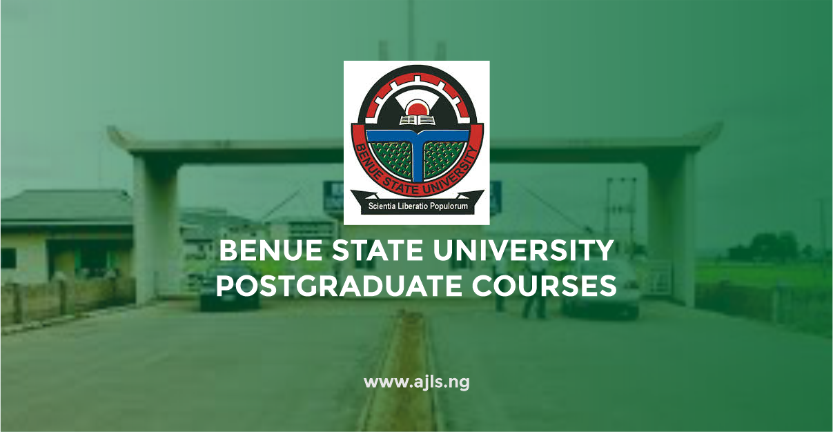 Benue State University Postgraduate Courses