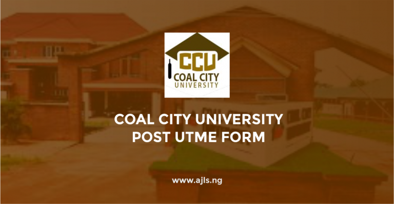 Coal City University Post UTME Form