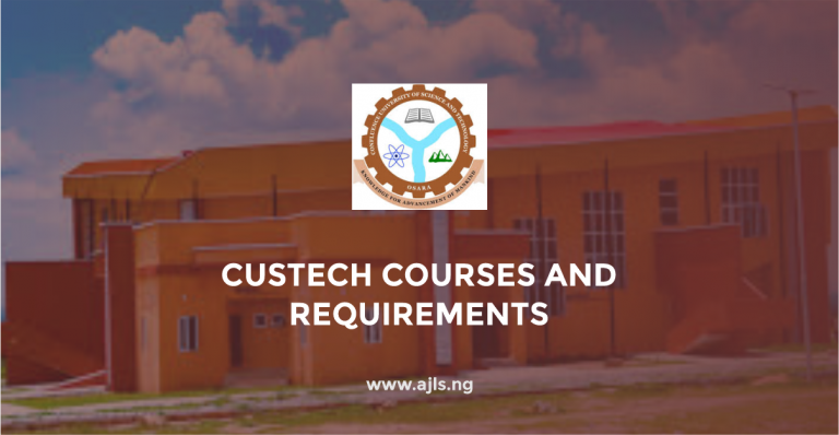 List of Confluence University of Science and Technology Courses