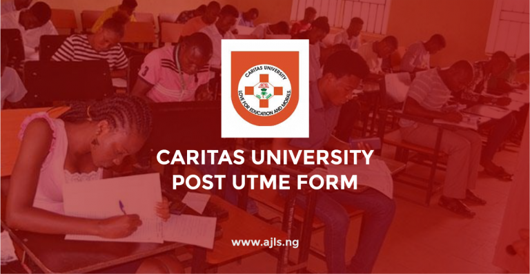 Caritas University Post UTME Form