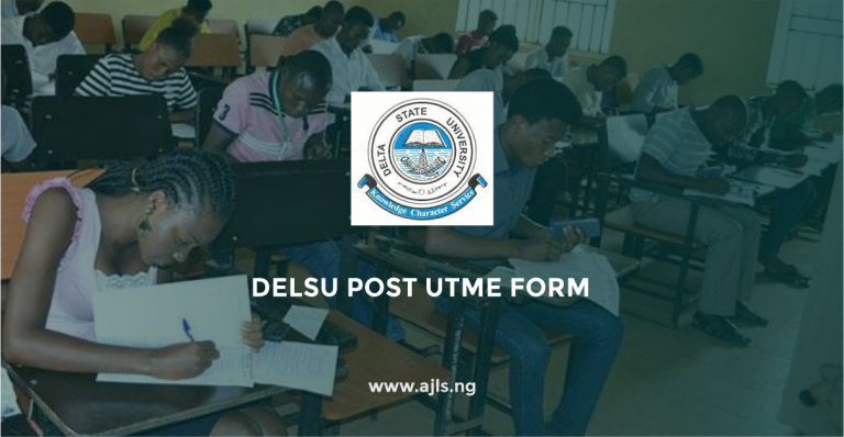 DELSU Post-UTME Form