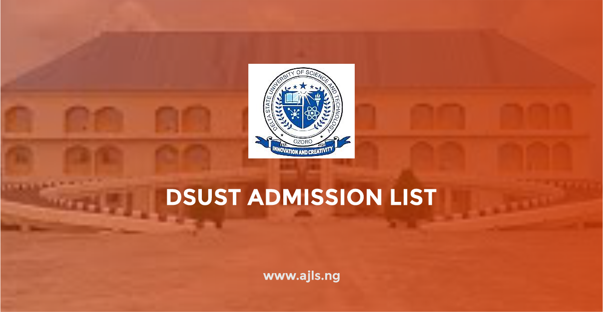 Delta State University Ozoro Admission List