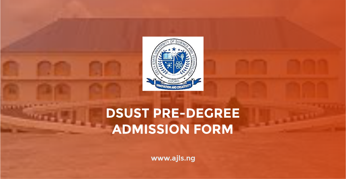 DSUST Pre-Degree Admission Form