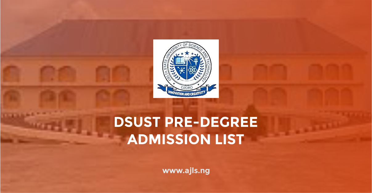 DSUST Pre-Degree Admission List