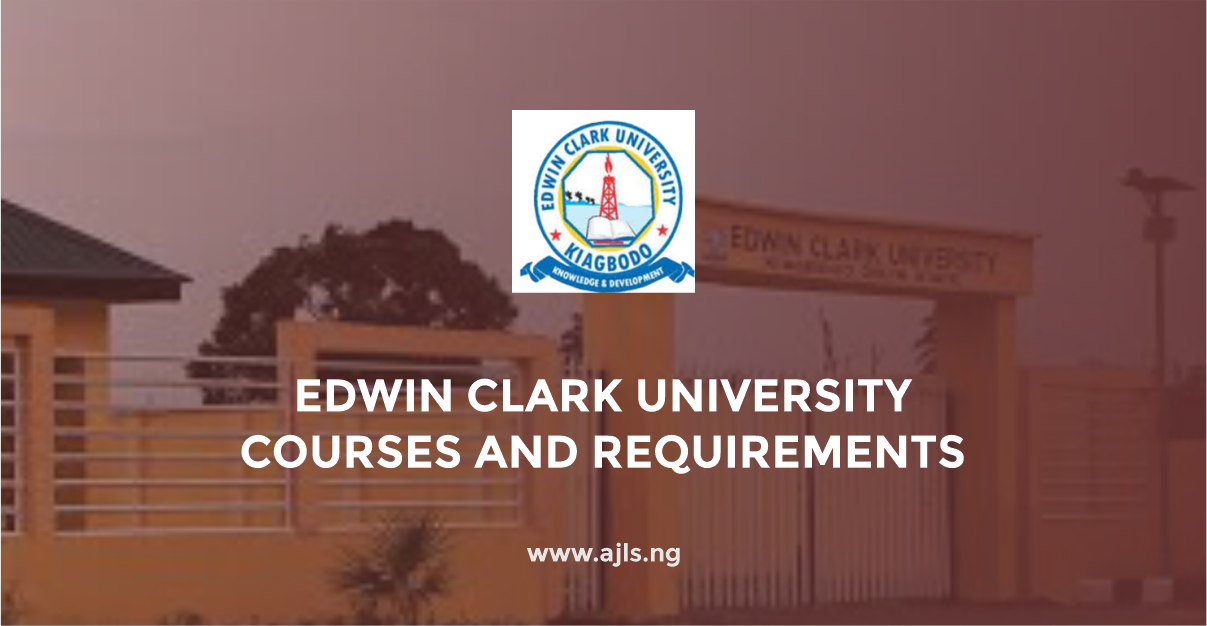Edwin Clark University Courses