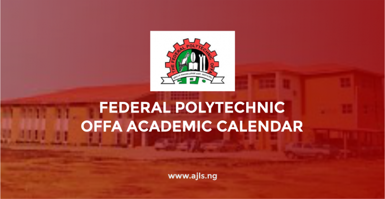 Federal Polytechnic Offa Academic Calendar