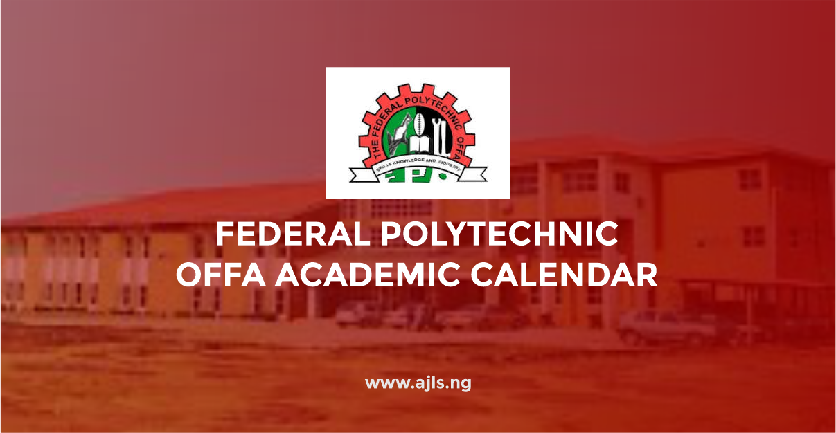 Federal Polytechnic Offa Academic Calendar