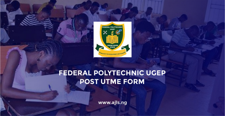 Federal Polytechnic Ugep Post UTME Form