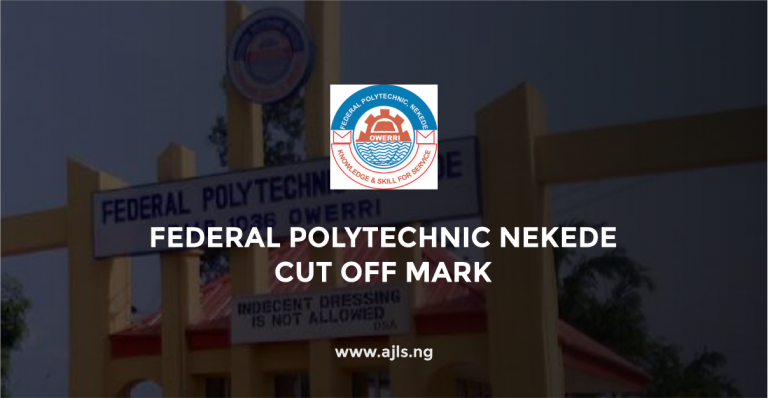 Federal Polytechnic Nekede Cut Off Mark