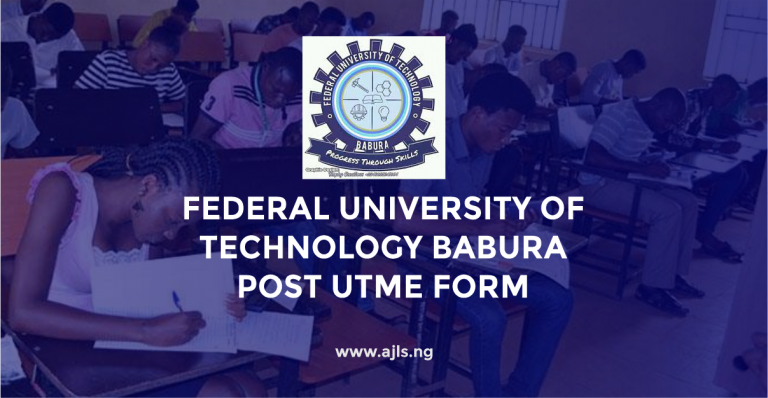 Federal University of Technology Babura Post UTME
