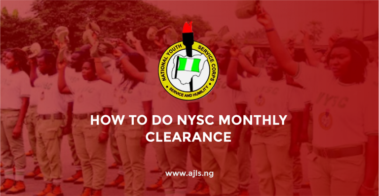 How To Do NYSC Monthly Clearance