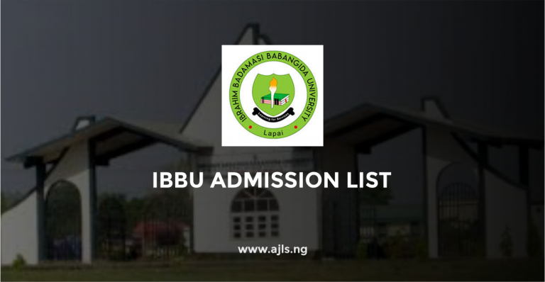 IBBU Admission List