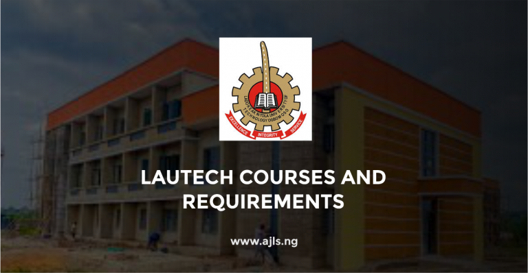 LAUTECH Courses and Admission Requirements