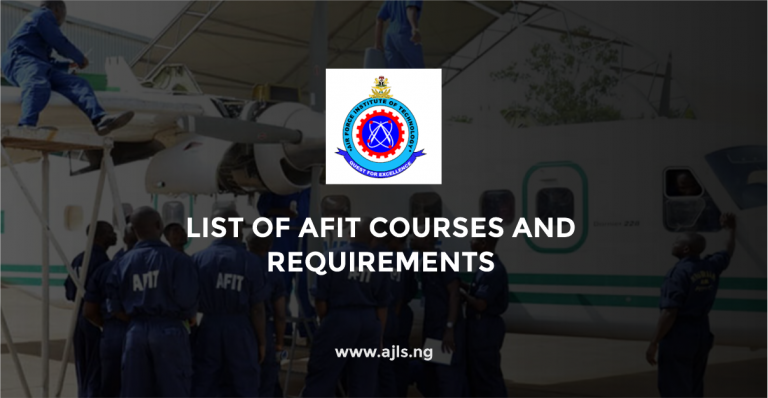 AFIT Courses and Requirements
