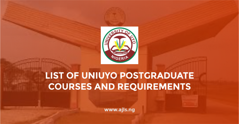 UNIUYO Postgraduate Courses