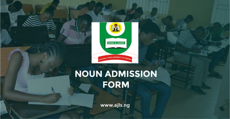 NOUN Admission Form