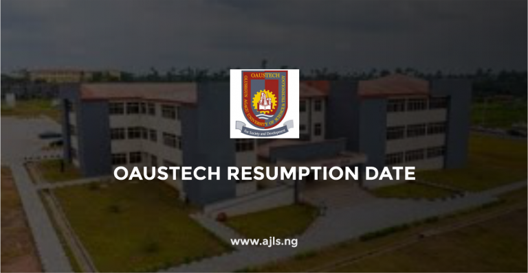 OAUSTECH Resumption Date