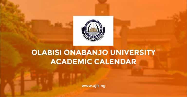 Olabisi Onabanjo University Academic Calendar