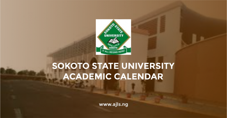 Sokoto State University Academic Calendar