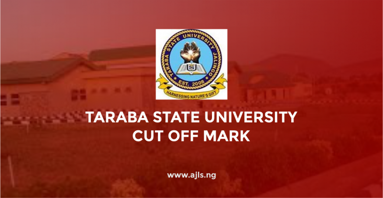 Taraba State University Cut Off Mark